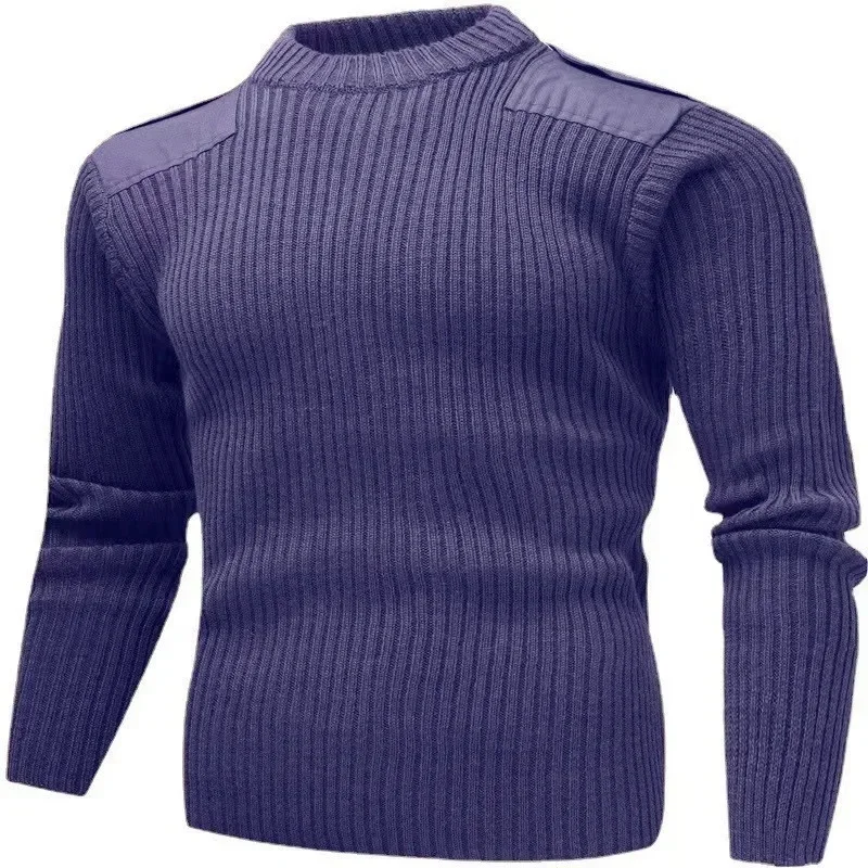 European and American New Style Men Long-sleeved Sweaters for Autumn and Winter, Cold-proof and Warm-keeping Wool Men's Sweaters thumbnail 2