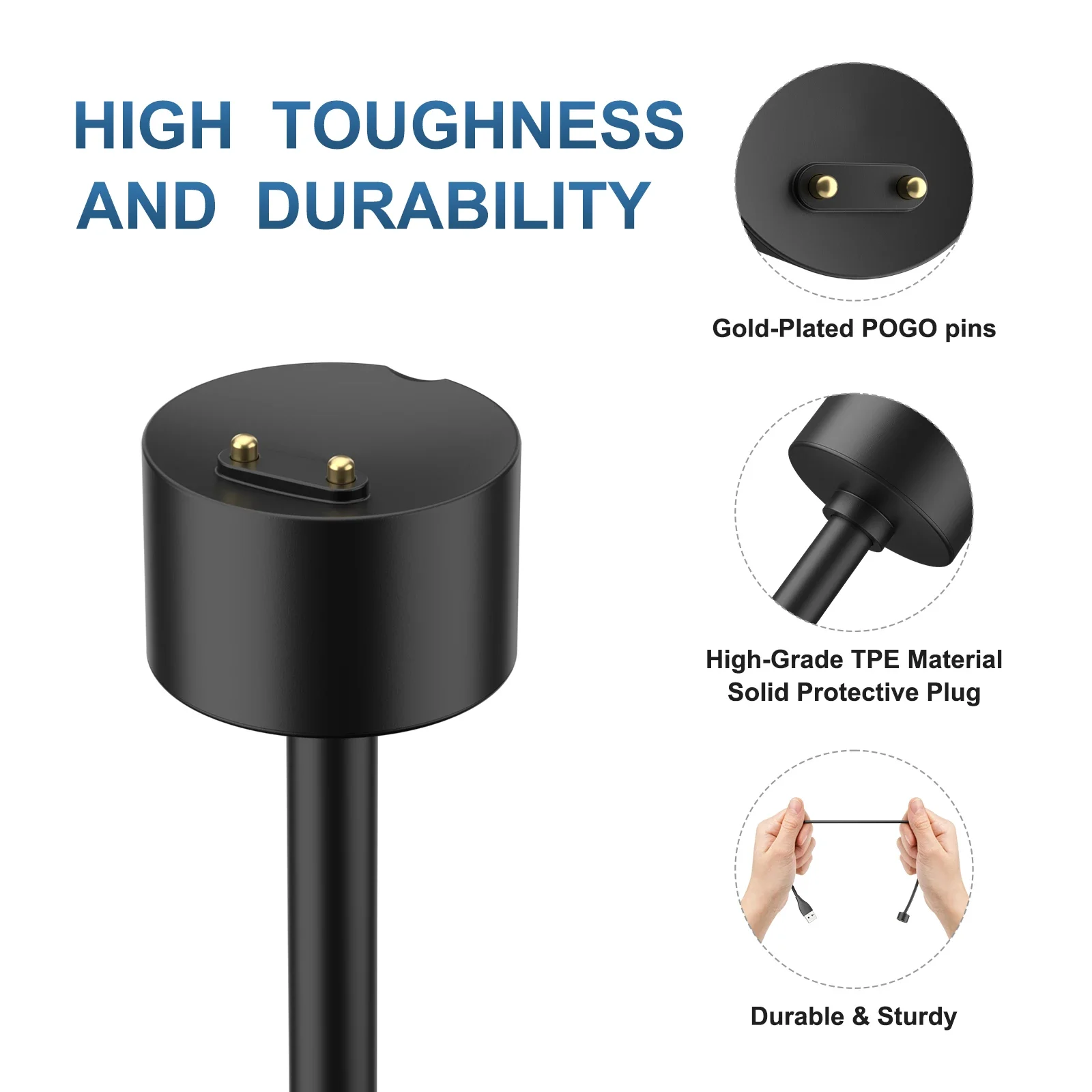 100mm Magnetic Charger For Xiaomi Mi Band 5 6 7 8 USB Charging Cable Dock For Xiaomi Miband 8 7 6 5 Charging Wire Accessories thumbnail 2
