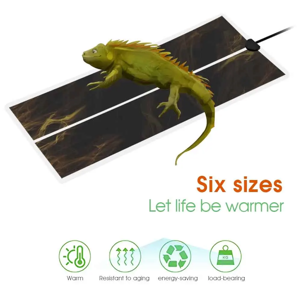 35W-5W Reptile Heat Mat Plants Warmer Heating Pad with Temperature Control Indoor Garden Greenhouse Thermostat Waterproof Heater thumbnail 4