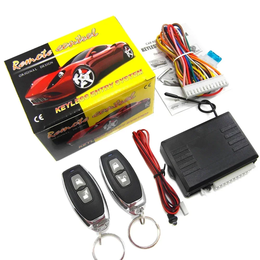 HOT Universal Keyless Entry System Car Alarm Systems Device Auto Remote Control Kit Door Lock Vehicle Central Locking And Unlock thumbnail 6