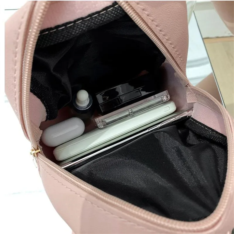 Backpack for Women PU Leather Multifunction Crossbody Bag Ladies Phone Pouch Pack Luxury Brand Shoulder Bag Messenger Bags thumbnail 4