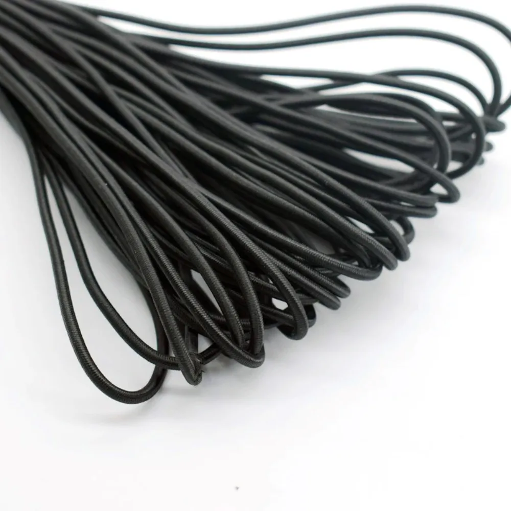 3/4/5/6mm Elastic Rope Rubber Belt Bungee Cords Strong Rubber Band Sewing Garment Craft for DIY Sewing Accessorie thumbnail 5