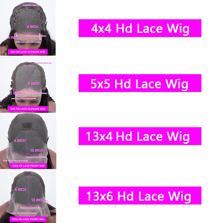 13x4 Chocolate Brown Lace Front Wigs Human Hair For Women 13x6 Hd Straight Lace Frontal Wig 4x4 5x5 Closure Human Hair Wig thumbnail 6