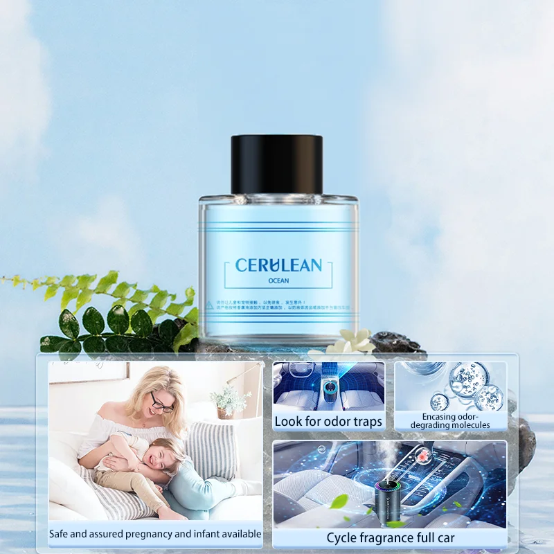 Car Aromatherapy Perfume with Automatic Spray Aluminum Alloy Metal Odor Remover with Colorful Star Ceiling Atmosphere Light thumbnail 5