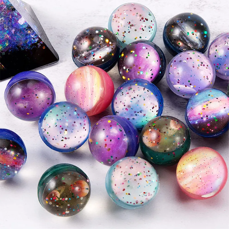 20/10PCS Solar System Planets Space Themed Party Favors For Kids Bouncy Balls Lot 30MM Birthday Gifts Classroom Prize thumbnail 6