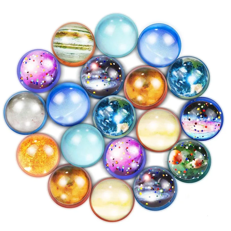 20/10PCS Solar System Planets Space Themed Party Favors For Kids Bouncy Balls Lot 30MM Birthday Gifts Classroom Prize thumbnail 5