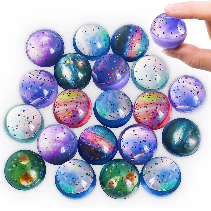 20/10PCS Solar System Planets Space Themed Party Favors For Kids Bouncy Balls Lot 30MM Birthday Gifts Classroom Prize thumbnail 4