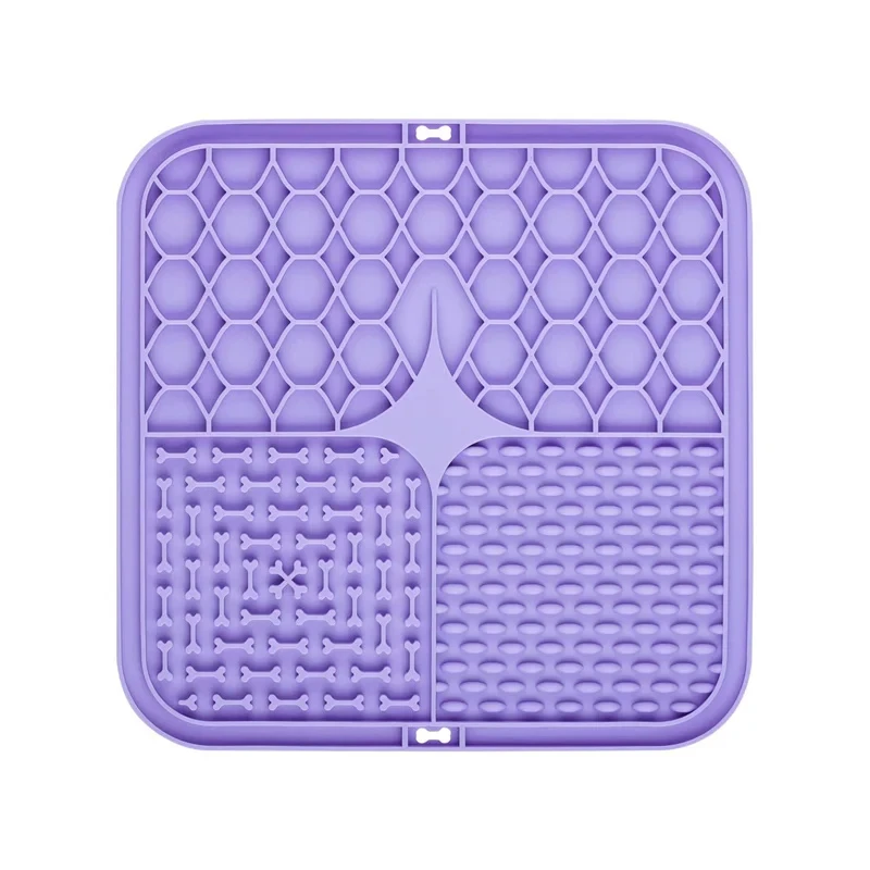 Pet Placemat Cat Slow Feeding Mat Dog Lick Mats Silicone Pets Eating Slowly Food Pad Cats Dogs Feeding Supplies thumbnail 3