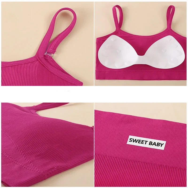 Women Seamless Yoga Sets Summer Fitness Workout Suits Sport Bra High Waist Leggings Sexy Outfits 2024 Female Casual Sportswear thumbnail 6