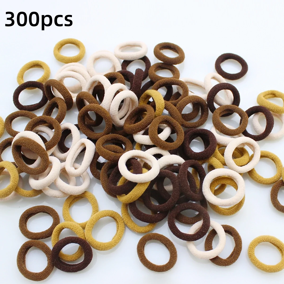 100/300/500 pcs Girls Colorful Elastic Hair Bands Ponytail Hold Hair Tie Rubber Bands Scrunchie Hair Accessories Bands for Girls thumbnail 5