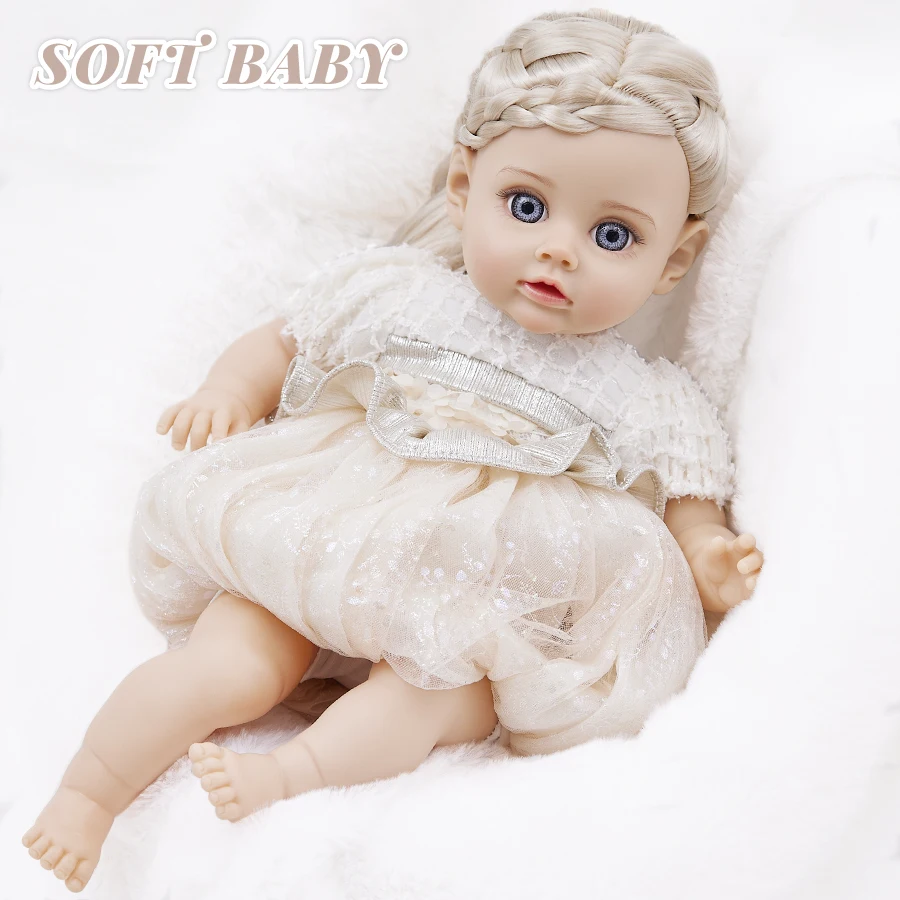 Various colors of clothing, girls' dolls 14 inches 35CM simulation reincarnation dolls, toy dolls changing outfits, party soothi
