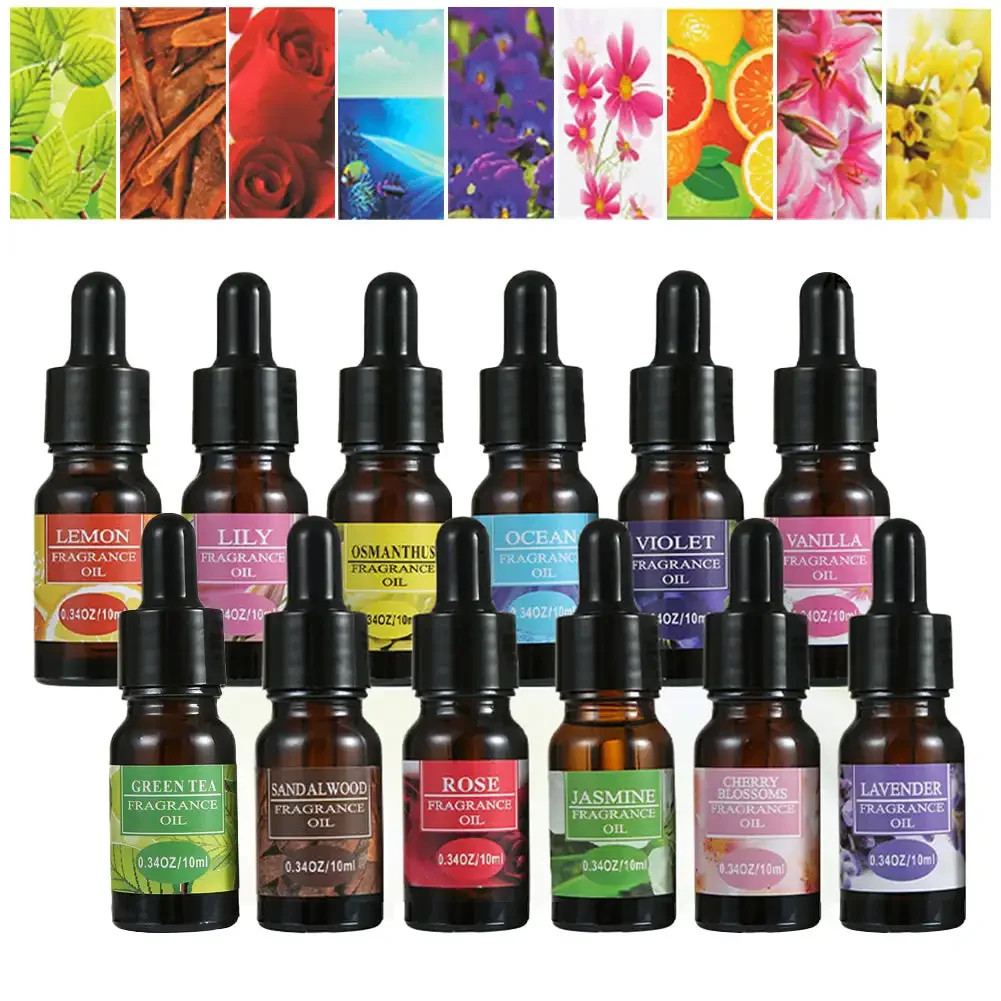 10ML Fragrance Humidifier Air Freshener Natural Plant Aromatherapy Essential Eliminating Odors Perfume For Household Car Office thumbnail 6