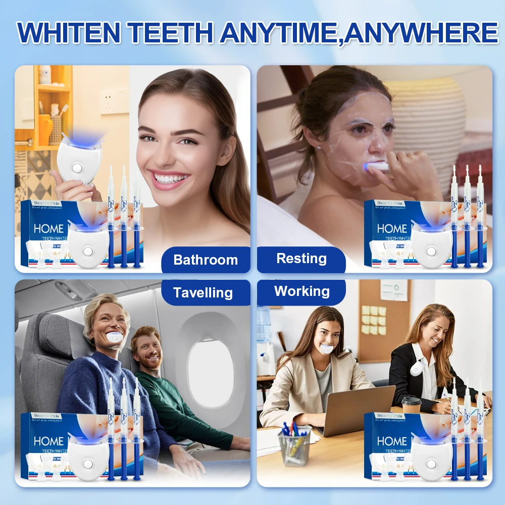 Dental Equipment Teeth Whitening kit  PAP 18% 35% Peroxide Tooth Bleaching Gel Set blanchiment dentaire blanqueador de dientes thumbnail 5