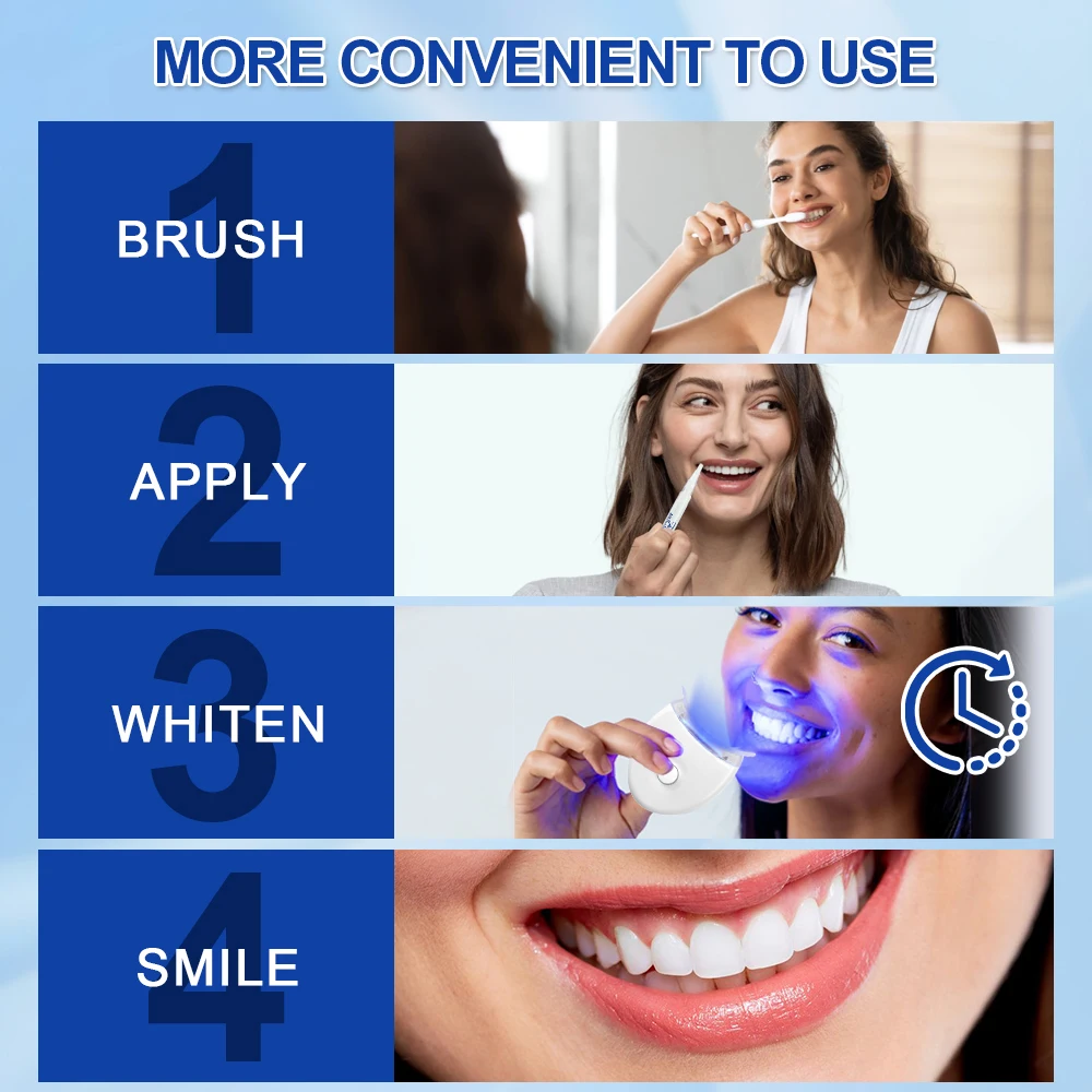 Dental Equipment Teeth Whitening kit  PAP 18% 35% Peroxide Tooth Bleaching Gel Set blanchiment dentaire blanqueador de dientes thumbnail 6