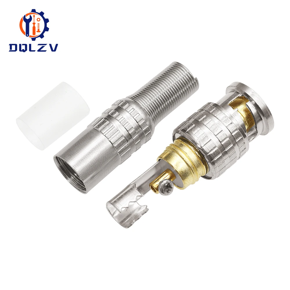 BNC JR-B25 Male Solderless BNC Connector for Security Cctv Camera System Wired Cctv Camera Security System Kit thumbnail 4