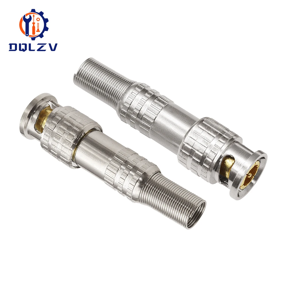 BNC JR-B25 Male Solderless BNC Connector for Security Cctv Camera System Wired Cctv Camera Security System Kit thumbnail 5