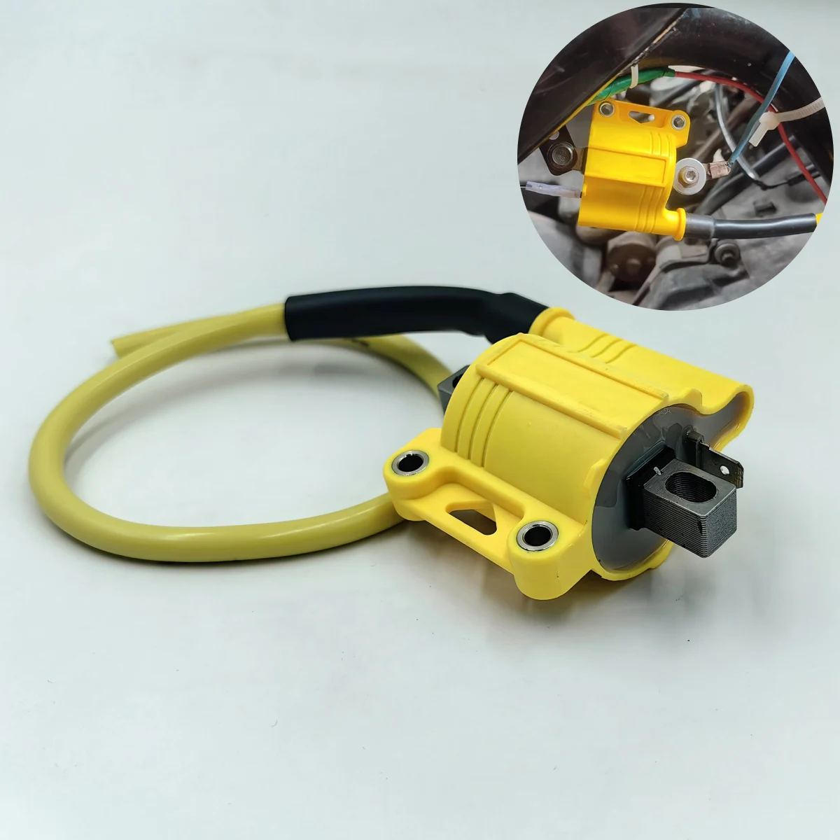 2T/4T Racing Motorcycle Ignition Coil Universal Racing Coil for ATV Scooter Moped Go Kart Dirt Bike Yamaha Ktm Engine Ignition