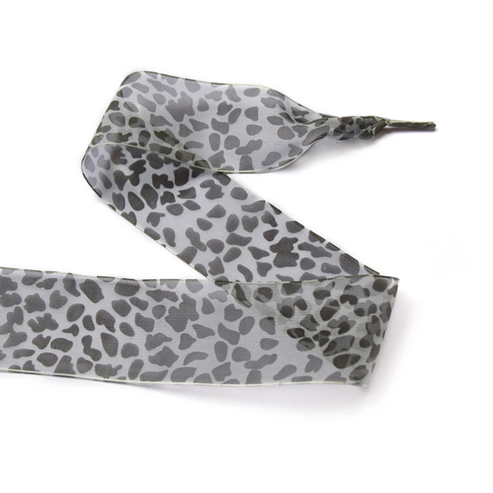 Leopard Lace Shoelaces Charming Shoe's Decoration One Pair Shoe Accessories Fancy Shoelaces Shose thumbnail 5