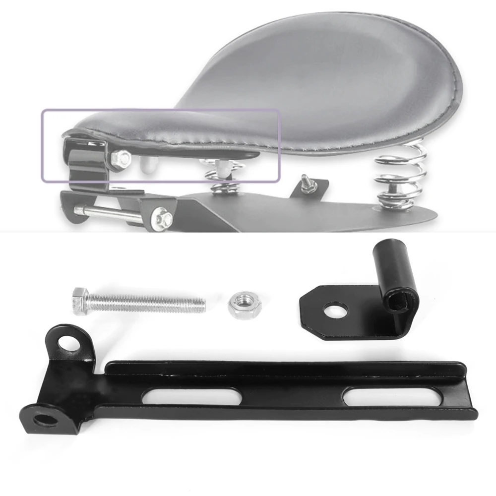 Universal 3" Inchs Solo Seat Saddle Seats Spring fit for Harley Dyna Fatboy Sportster XL1200 XL883 Bobber Chopper XL 883 1200 thumbnail 6