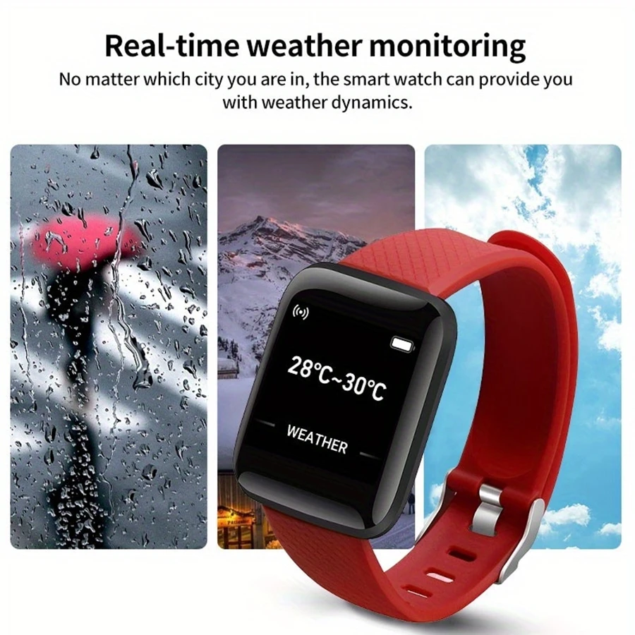 2024 New For Multifunction Smart Watch Kid Men Woman Message Remind Music Control Sport Step Calories 116 Smartwatch Alarm Clock thumbnail 6