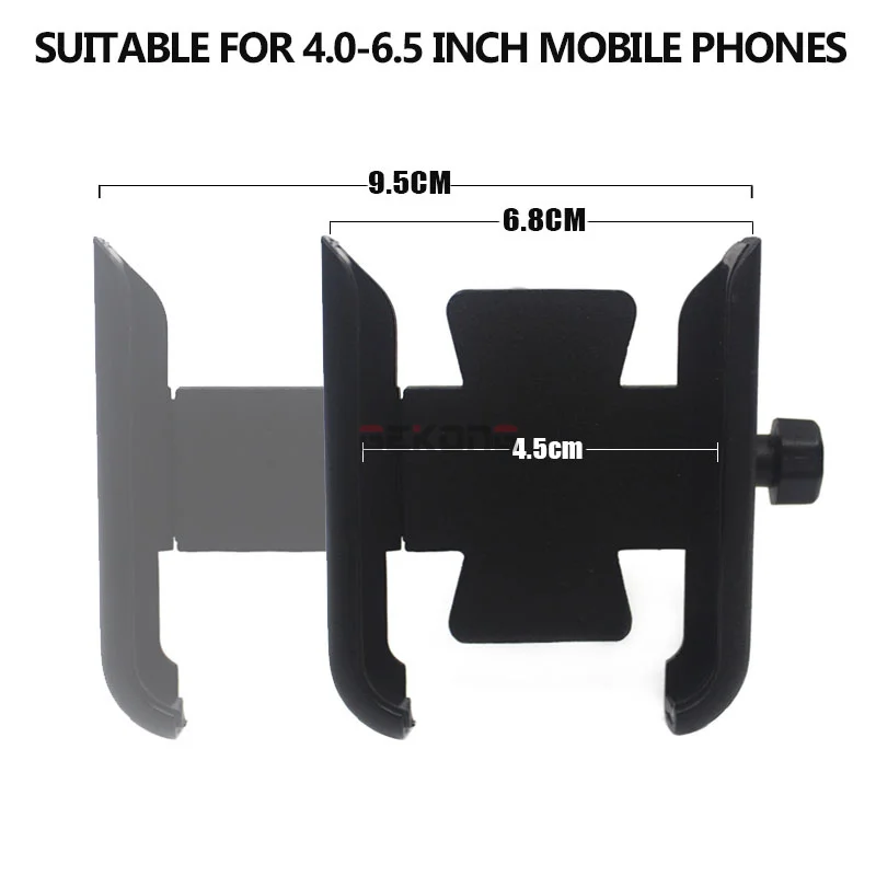 Motorcycle Mobile Phone Holder For SYM CRUISYM 125 180 300 GTS 250i 300i Maxsym 400 600 jet 14 Handlebar Phone GPS Stand Bracket thumbnail 3