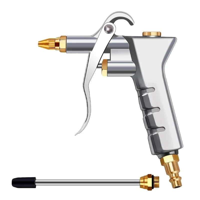 Air Blow Guns with Brass Adjustable Air Nozzle Air Tools Air Compressor Accessories with Air Nozzle Hose Industrial