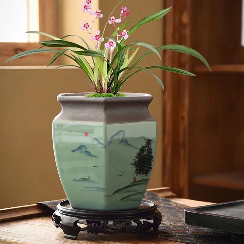 Garden Supplies Plastic Flower Pot Base Suitable For Various Types Of Flower Pots Vases Antique Decorations thumbnail 2