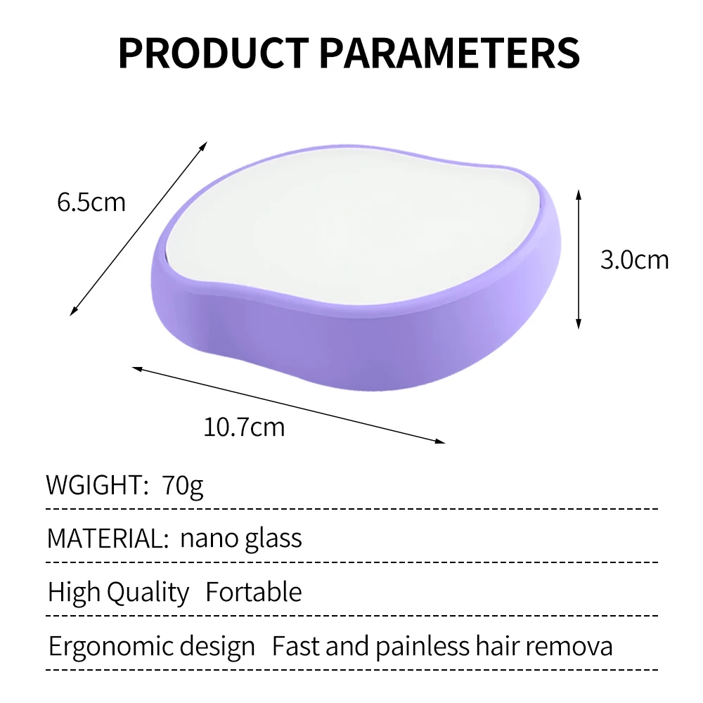 Painless Physical Nano Epilator Safe Easy to Clean Reusable Hair Removal Stone Male Female Body Beauty Care Hair Removal Tool thumbnail 6