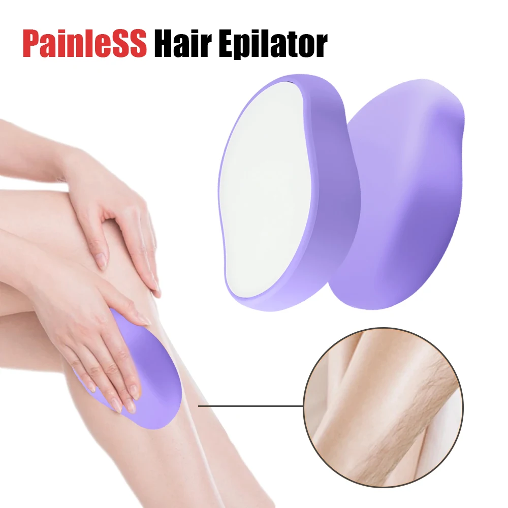 Painless Physical Nano Epilator Safe Easy to Clean Reusable Hair Removal Stone Male Female Body Beauty Care Hair Removal Tool thumbnail 2
