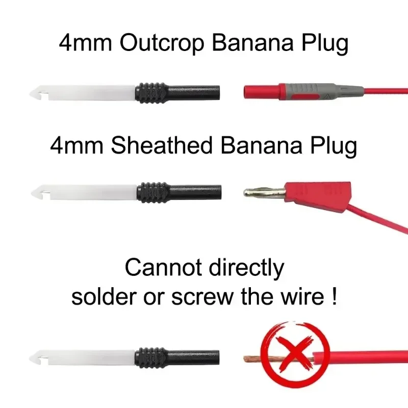 30V Diagnostic Tools Multimeter Test Lead Extention Back Piercing Needle Tip Probes Autotools Automotive Kit Machine 0.7MM thumbnail 5
