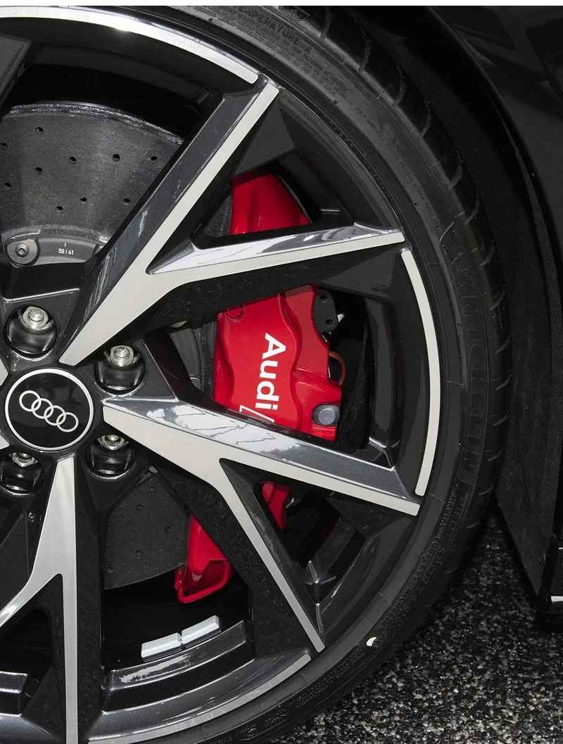 6Pc Car Brake Caliper Sticker High Temperature Waterproof Decal for Audi S3 S5 S1 S4 S2 S6 RS3 RS4 RS5 RS6 RS8 B8 B6 TT A3 A4 A5 thumbnail 4