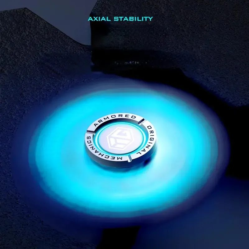 Antistress EDC Luminous Fidget Spinners Alloy Metal Hand Spinner Noctilucent Gyro Stress Relief Toys For Adult Kid Toys thumbnail 2