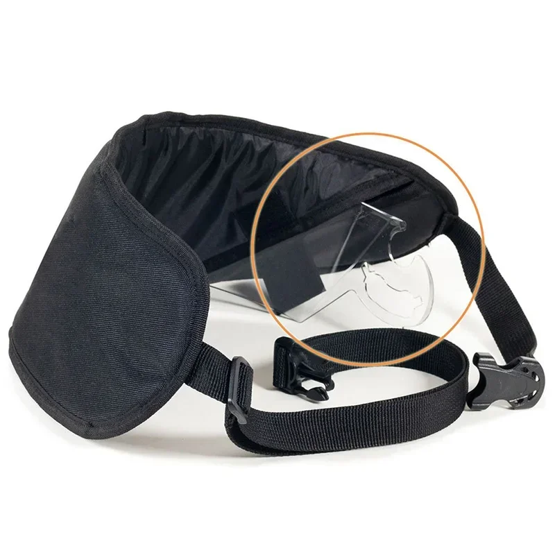 Motorcycle Helmet Lens Storage Bag Sun Visor Bag Motorcycle Equipment Lightweight Adjustable Strap Carrying Pouch for Sports thumbnail 4