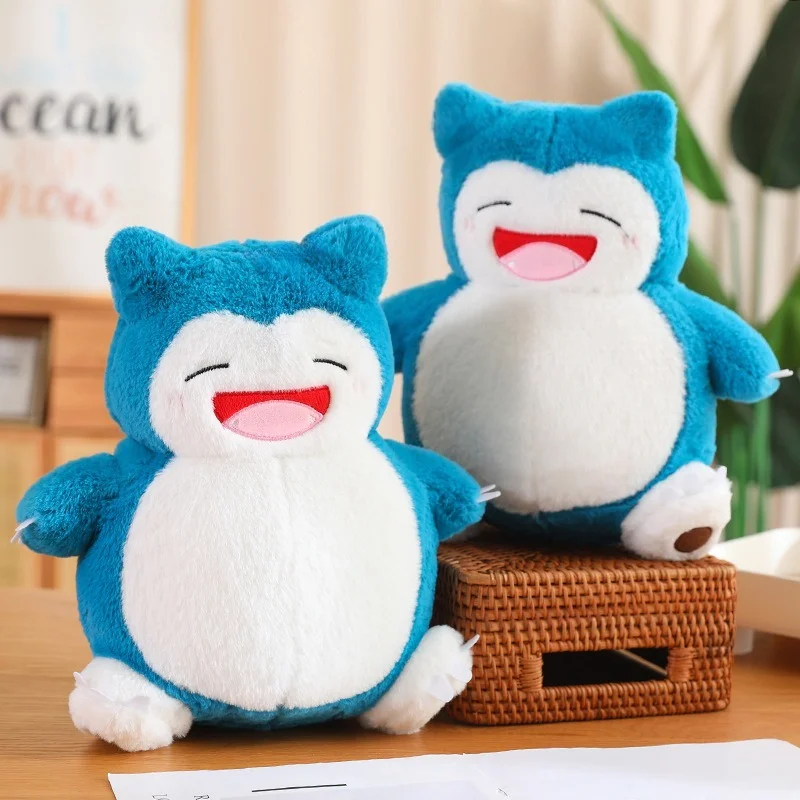 35cm Pokemon Snorlax Plush Toy Cute Sleeping Stuffed Animal Soft Kawaii Anime Doll Big Belly Hugging Pillow Christmas Gift Kids thumbnail 2