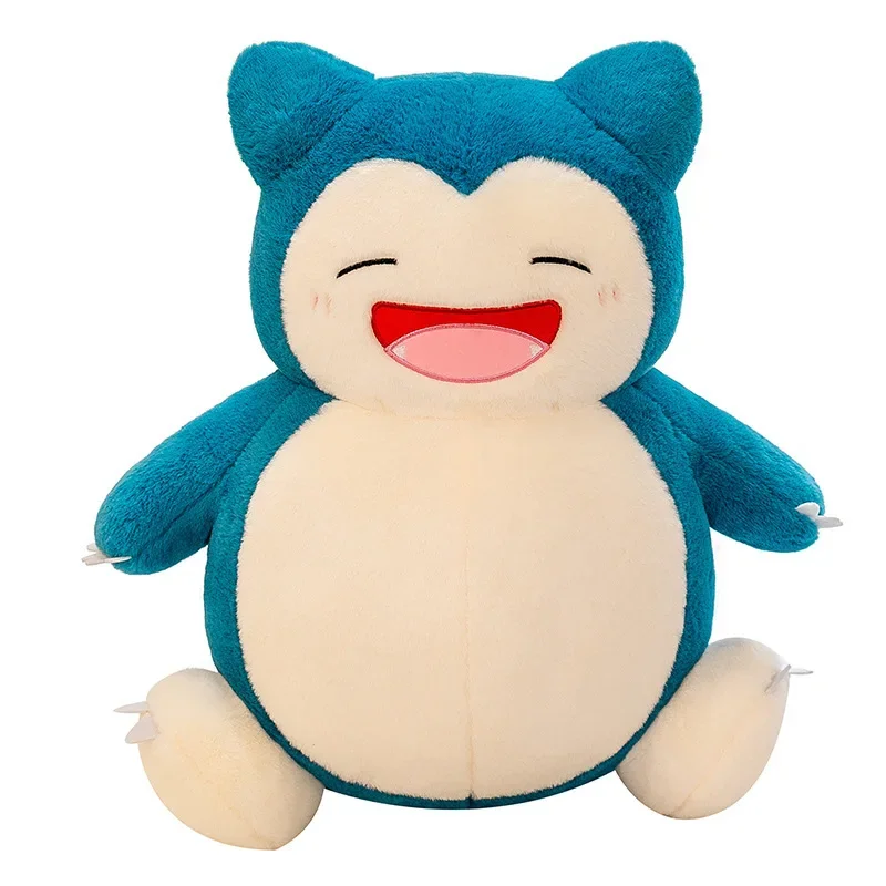 35cm Pokemon Snorlax Plush Toy Cute Sleeping Stuffed Animal Soft Kawaii Anime Doll Big Belly Hugging Pillow Christmas Gift Kids