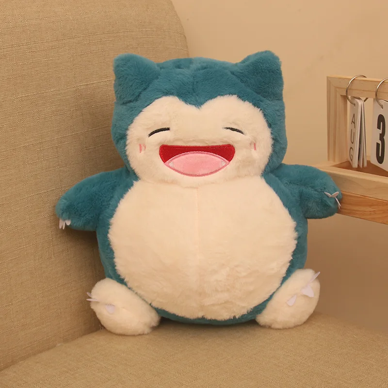 35cm Pokemon Snorlax Plush Toy Cute Sleeping Stuffed Animal Soft Kawaii Anime Doll Big Belly Hugging Pillow Christmas Gift Kids thumbnail 6