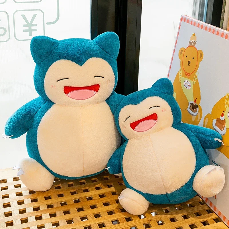 35cm Pokemon Snorlax Plush Toy Cute Sleeping Stuffed Animal Soft Kawaii Anime Doll Big Belly Hugging Pillow Christmas Gift Kids thumbnail 5