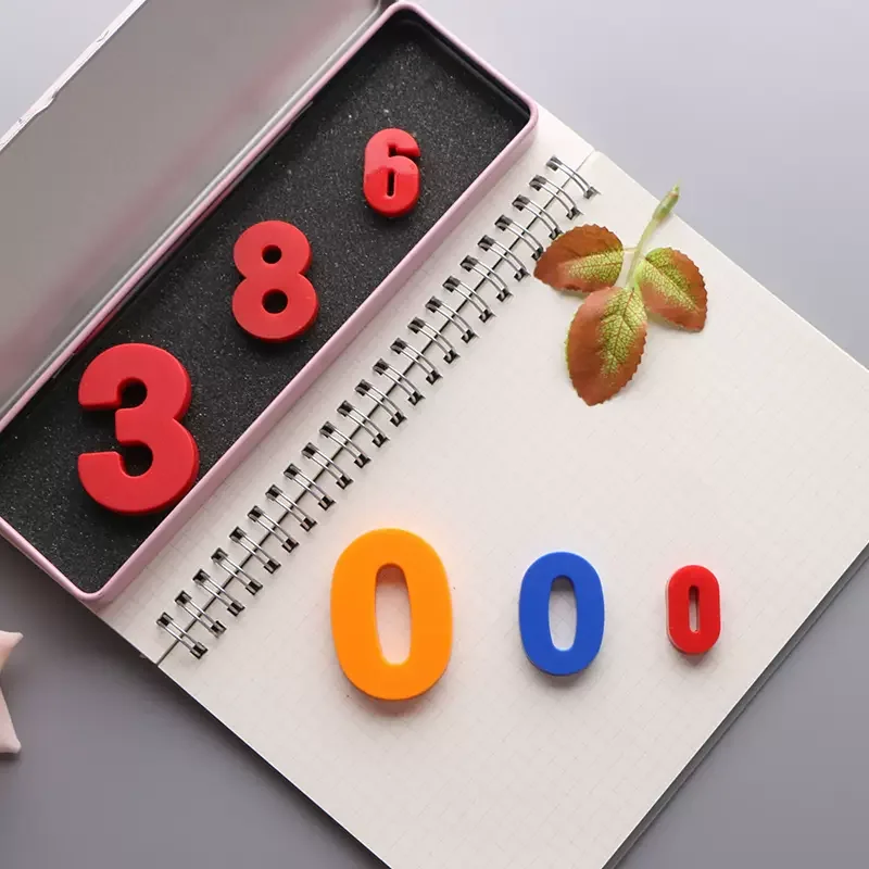 Color Digital Magnetic Stickers, 0-9 Whiteboard Magnetic Particles, Student Supplies thumbnail 3