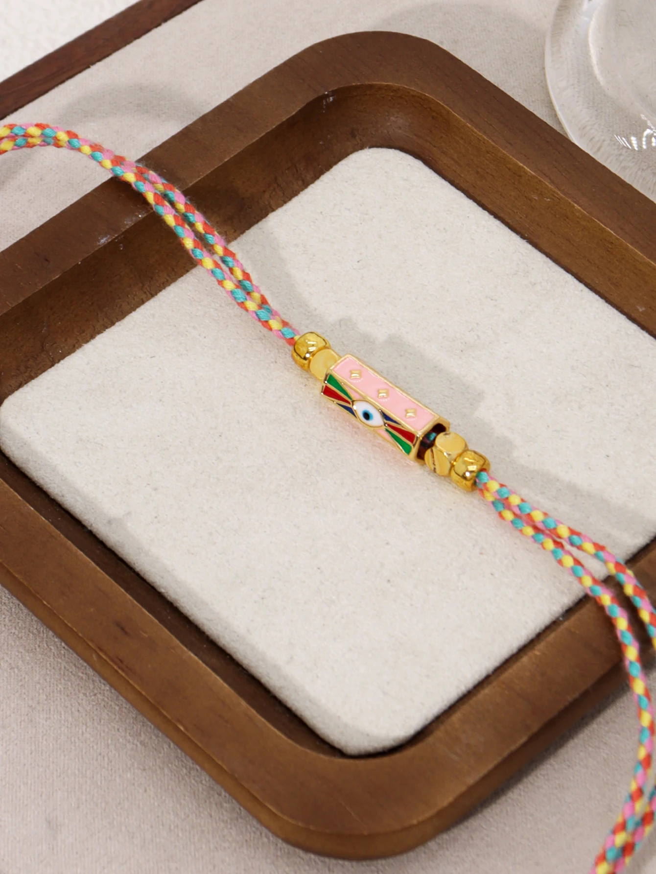 Tribal Style Handmade Braided Rope Pendant Necklace with Letter Charms for Women Party Accessories Necklace Jewelry thumbnail 6