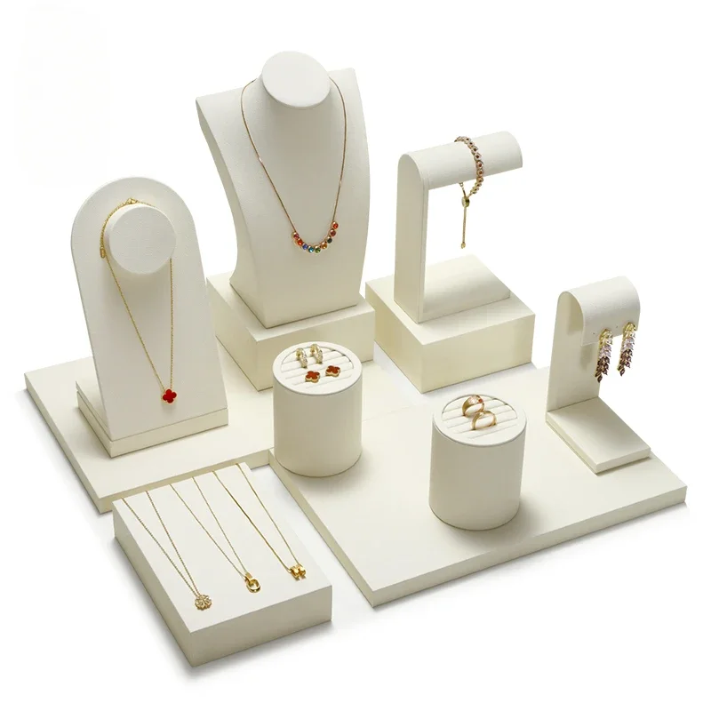 High end showcase jewelry display props, rings, necklaces, earrings display racks, counters, jewelry display sets, and tables thumbnail 4