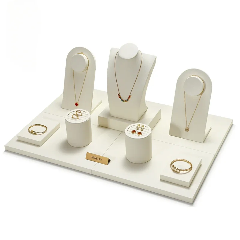 High end showcase jewelry display props, rings, necklaces, earrings display racks, counters, jewelry display sets, and tables thumbnail 5