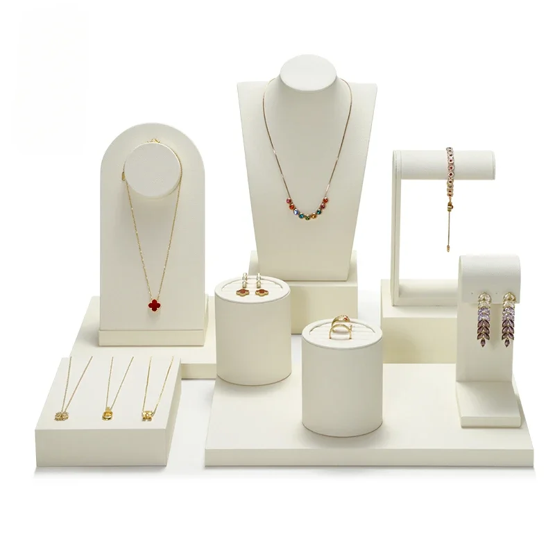 High end showcase jewelry display props, rings, necklaces, earrings display racks, counters, jewelry display sets, and tables thumbnail 2