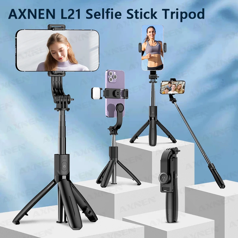 Selfie Stick Tripod for Cell Phone, Mobile Stand Monopod with Wireless Remote for iPhone Samsung Huawei Xiaomi Smartphone thumbnail 3