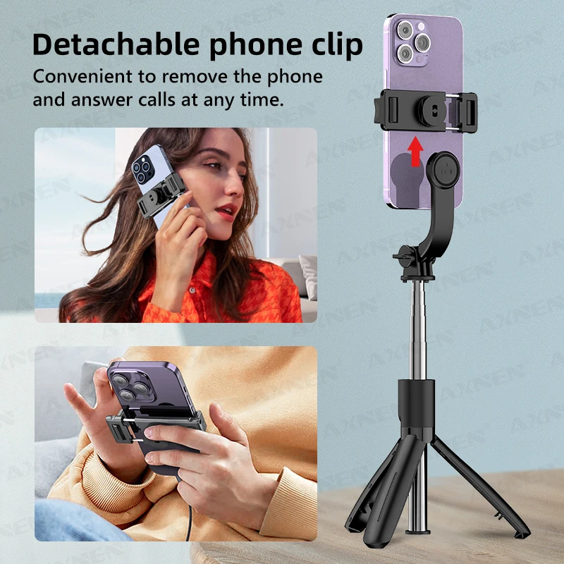 Selfie Stick Tripod for Cell Phone, Mobile Stand Monopod with Wireless Remote for iPhone Samsung Huawei Xiaomi Smartphone thumbnail 5