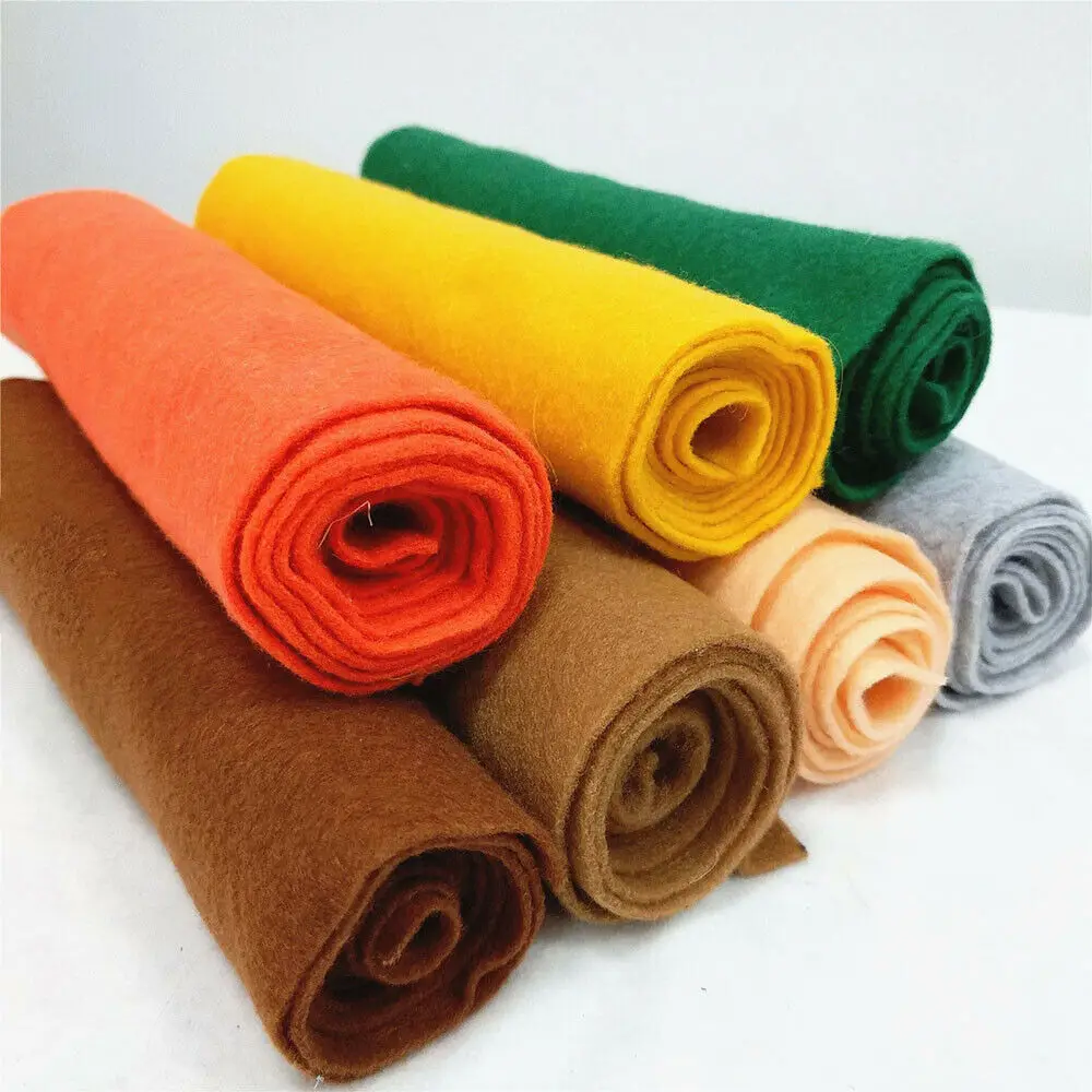 90*90cm Big Size Soft Felt Fabric Non-Woven DIY Sewing Dolls Toy Crafts Accessories Handmade Material thumbnail 4