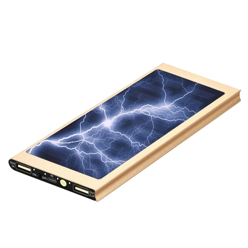 20000mAh Solar Power Bank LED Digital Display Phone External Battery Poverbank For Xiaomi iPhone Huawei Mobile Phone Powerban thumbnail 2