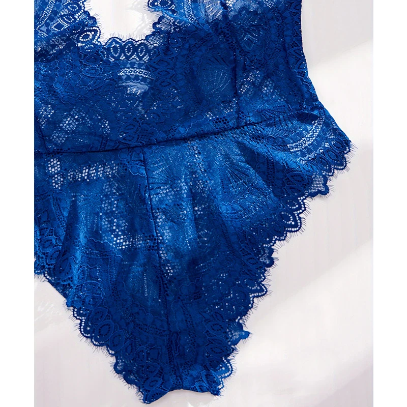 Sexy Lace Women's Clothing Bodysuit Woman 2024 New Collection Deep V Perspective Backless Underwear One-piece Corset Hot Costume thumbnail 4