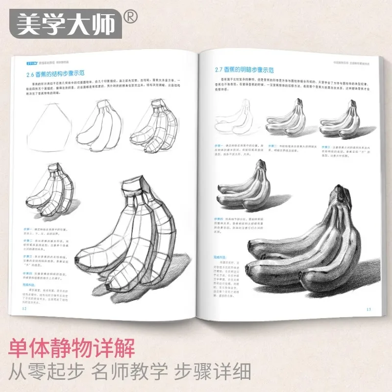 Sketching Book Basic Sketching Tutorial Drawing Book Geometry Plaster Still Life Figure Avatar Zero Based Sketching Textbook thumbnail 5