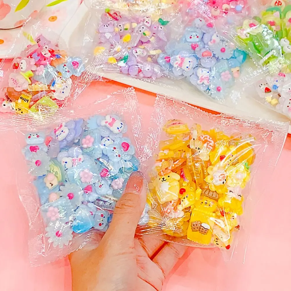 20PCS Mixed  Series Resin Charms Accessories for Diy Phone Case Hair Clip Material Children Toy Jewelry Accessories thumbnail 3