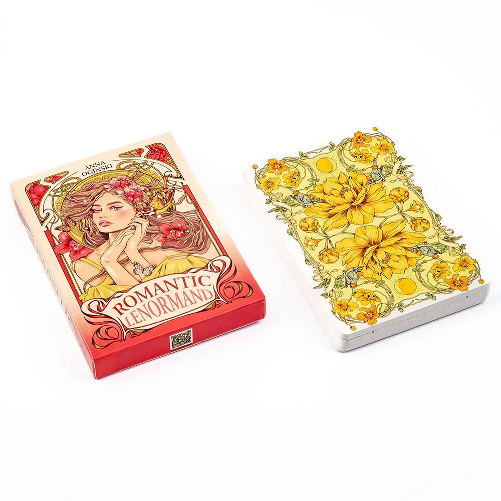 37Pcs Cards Romatic Lenormand Tarot Deck Full English Version Oracles Deck For Girl Board Games 10.2*7.2Cm thumbnail 3